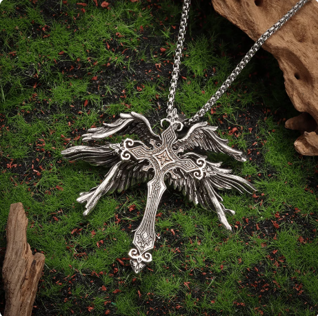 Y2K Cross Wing Chain