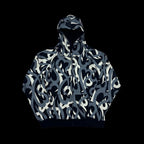 Number (N)ine Tribal Camo Hearts ZipUp