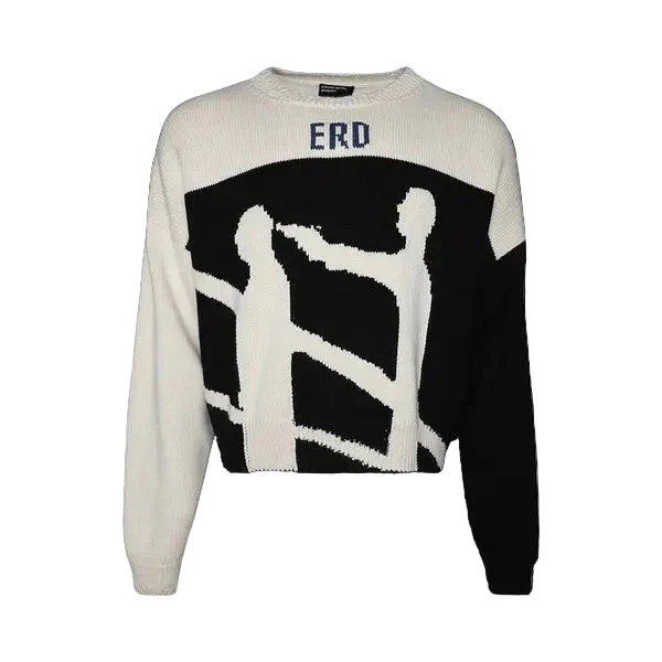 ERD Decay Sweater 'Ivory/Black'