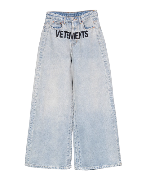 Vetements Blue Denim Jeans