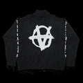 Vetements Destroyed Anarchy Turtleneck 'Black'