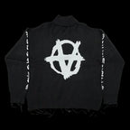 Vetements Destroyed Anarchy Turtleneck 'Black'