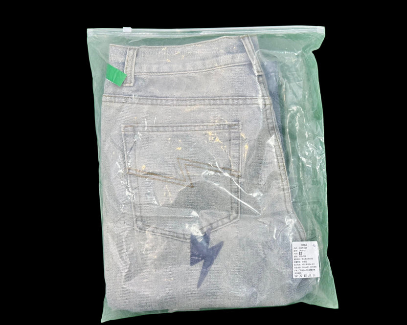Amexnocap Lightning Bolt Gradient Jeans