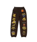 Cactus Jack by Travis Scott x McDonald's Sticker Bomb Sweatpants 'Brown'