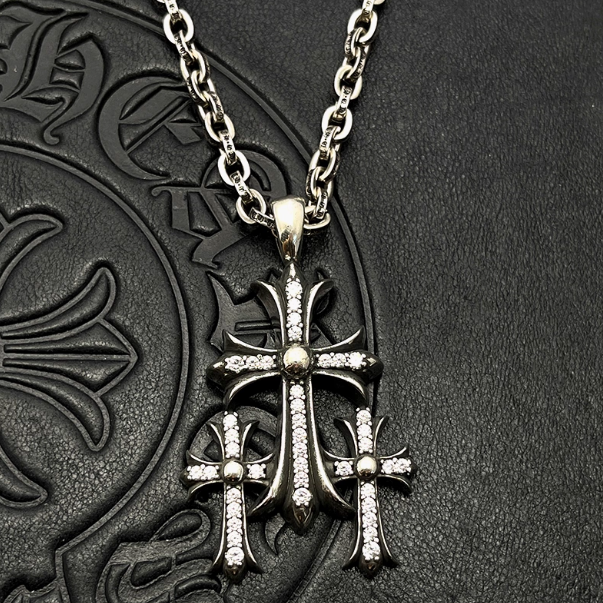 CH Triple Cross Pendant