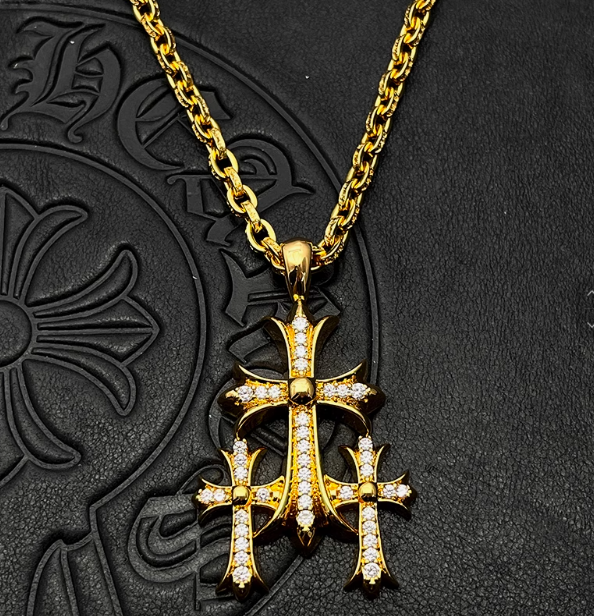 CH Triple Cross Pendant