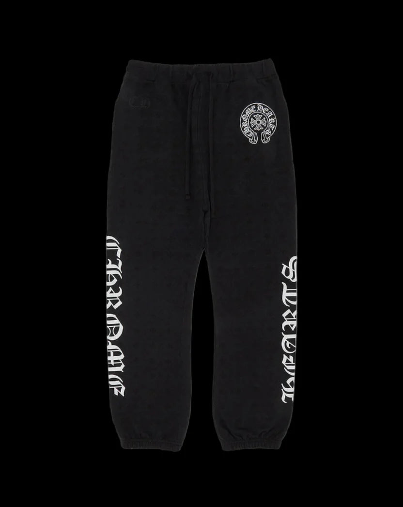 Chrome Hearts Horseshoe Logo Sweatpants 'Black'