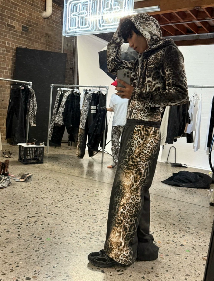 Opium Cheetah Co-ord Set Jacket and Pant