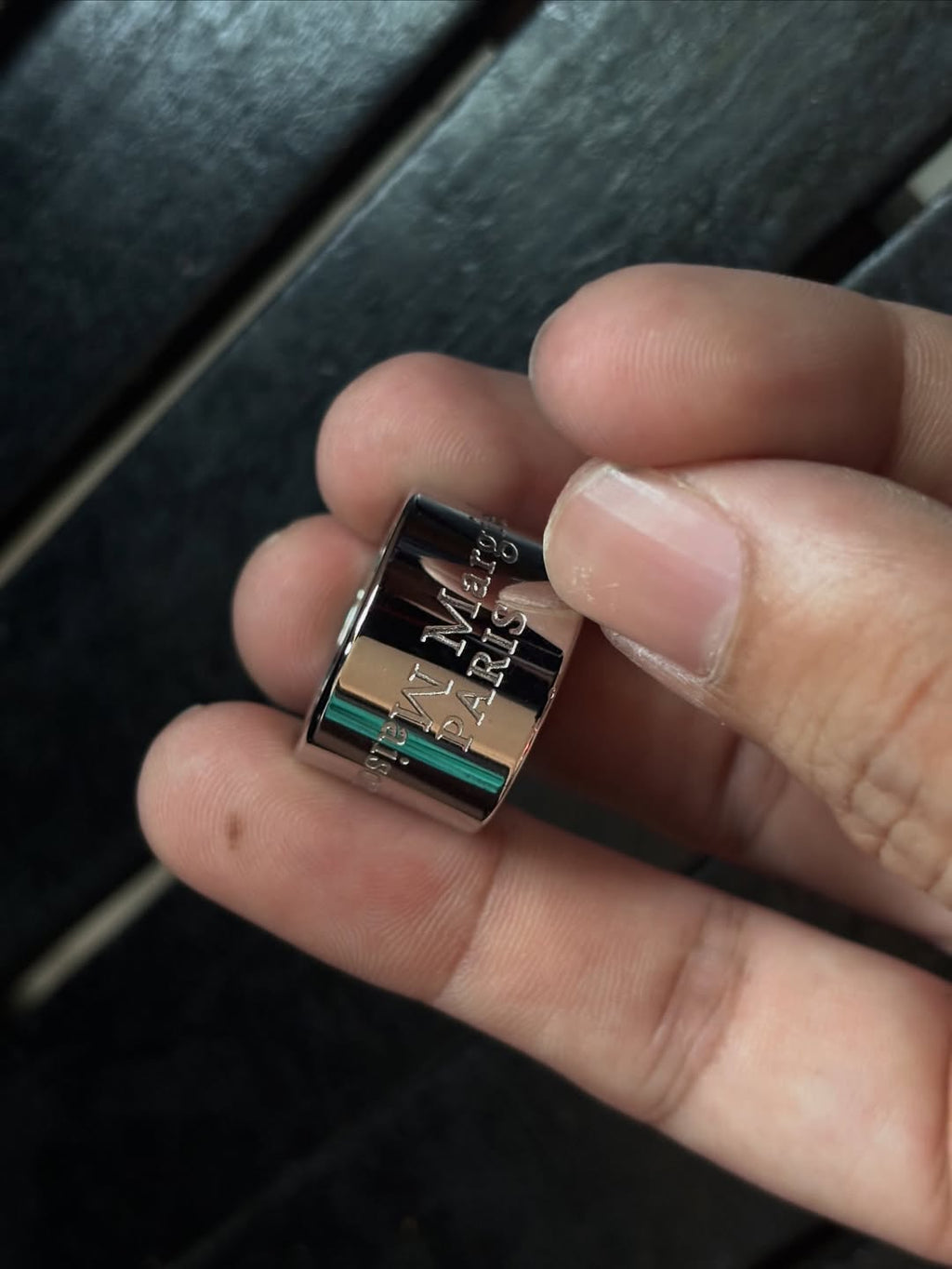 Maison Margiela Upside Down Wide Ring