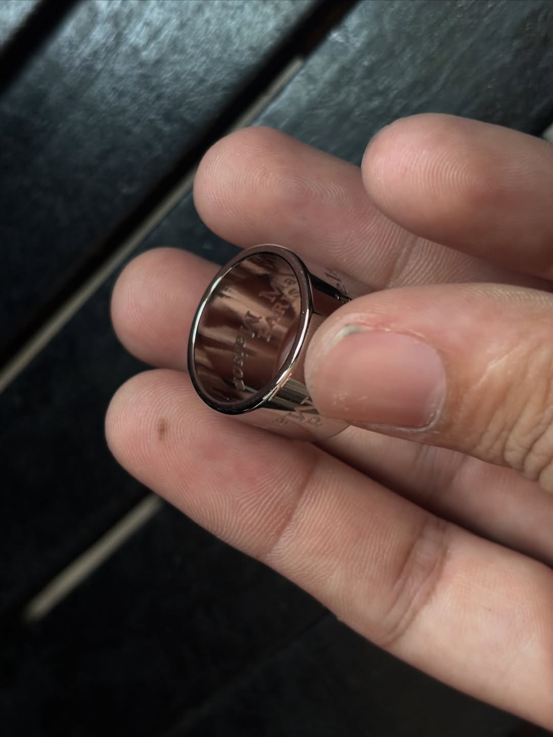 Maison Margiela Upside Down Wide Ring