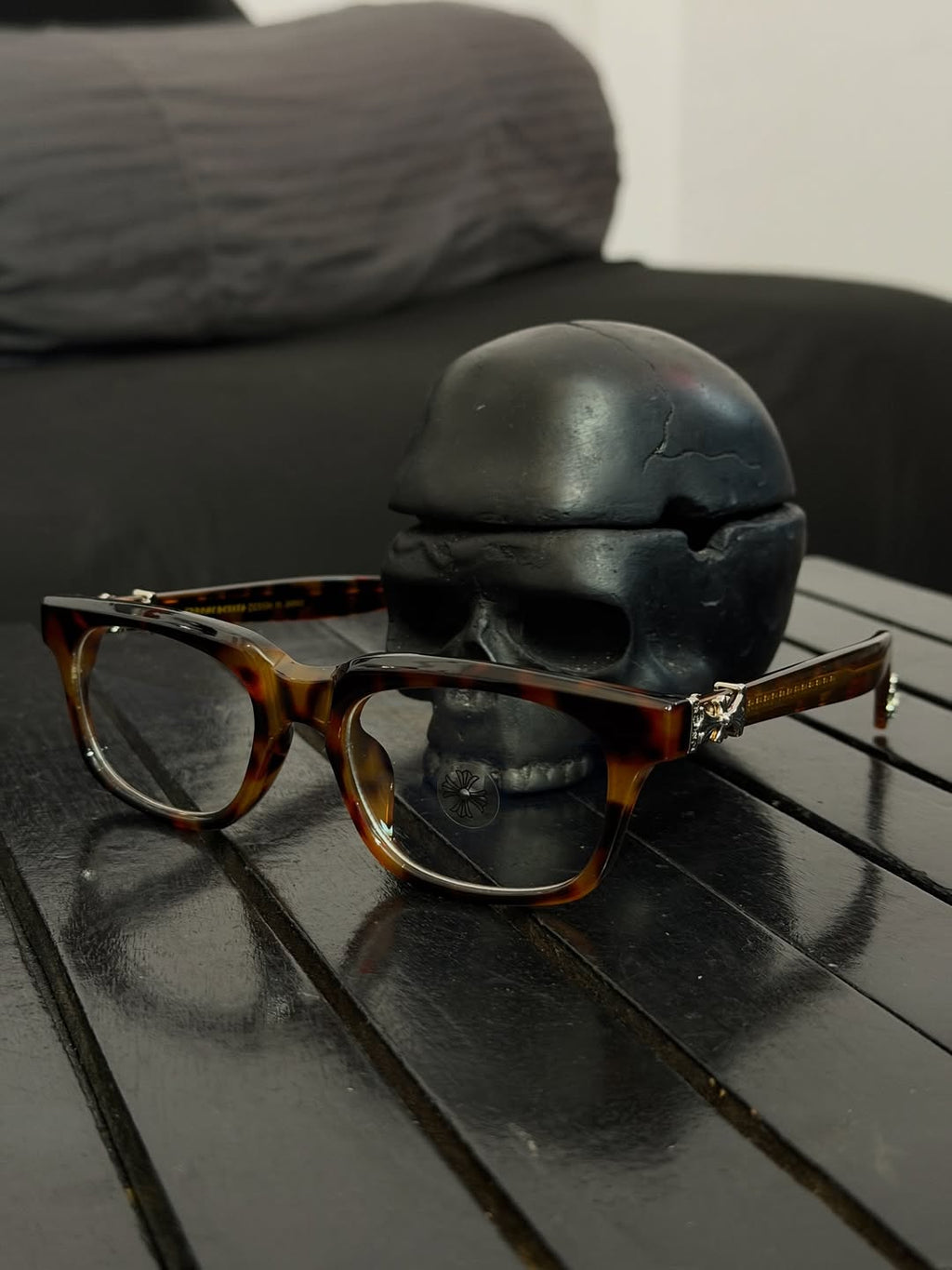Chrome Hearts Glasses Thick Inner Engraving