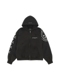 PROJECT GR MMJ RECONSTRUCTED FOLDED ZipUp HOODIE