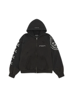 PROJECT GR MMJ RECONSTRUCTED FOLDED ZipUp HOODIE