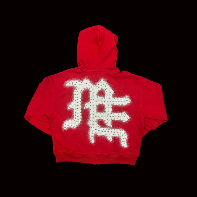 Mixed Emotions Rhinestone Hoodie End