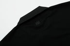 BLACK COTTON AMI DE COEUR POLO SHIRT