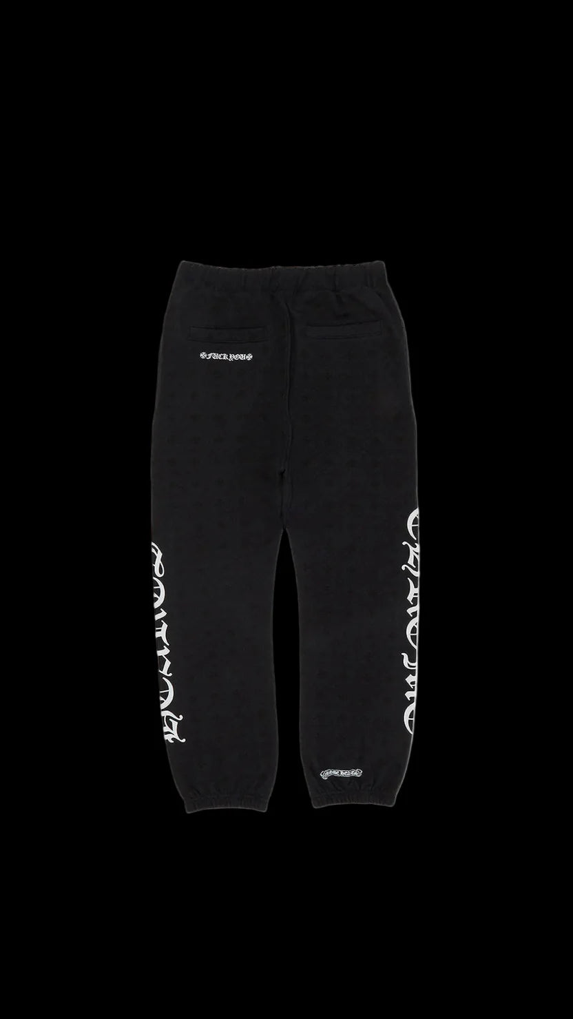 Chrome Hearts Horseshoe Logo Sweatpants 'Black'