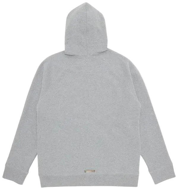 Chrome Hearts Paper Jam Triple Leather Cross ZipUp Hoodie 'Grey Heather'