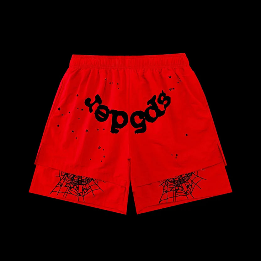 Sp5der OG Web Logo Sweat Shorts