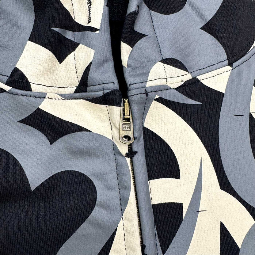 Number (N)ine Tribal Camo Hearts ZipUp