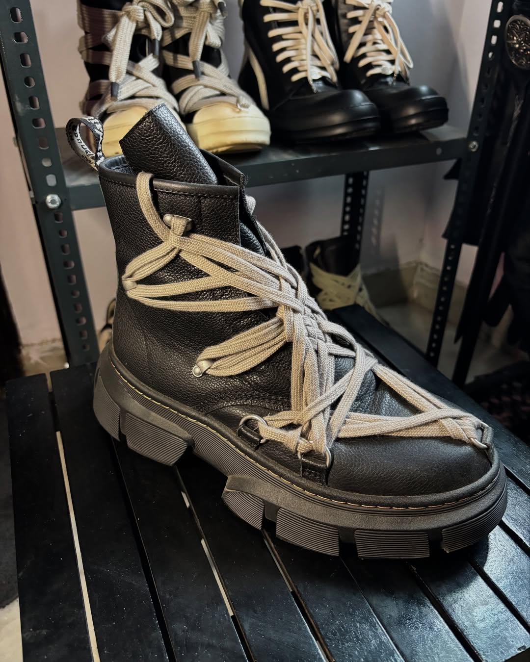 Rick Owens Dr. Marten's Edition Pentagram 1460 DMXL Boots