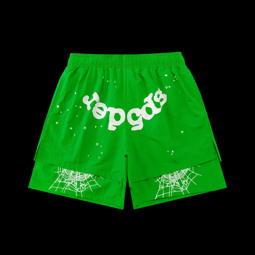 Sp5der OG Web Logo Sweat Shorts