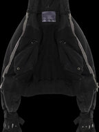 Shine Luxury Studios Fingerless Gloves Washable ZipUp Hooded Short Jacket Coat