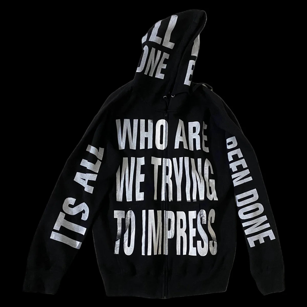 Anna Bolina Black ZipUp Hoodie