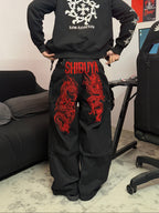 Shibuya Back Embroidered Raw Denim