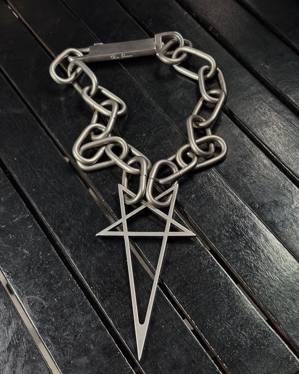 Rick Owens Pentagem Choker Chain