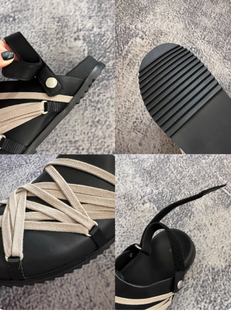 Rick Owens Pentagram Sliders