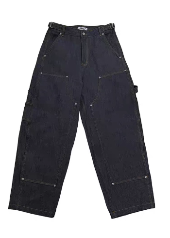 GrailZProject Baggy Raw Denim Hip Hop Fit
