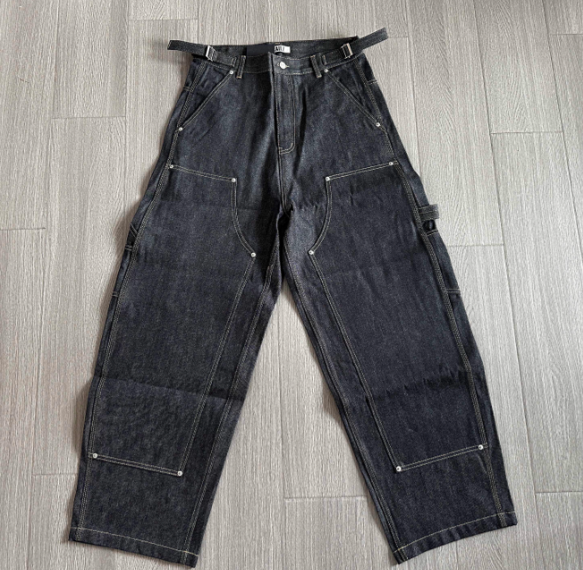 GrailZProject Baggy Raw Denim Hip Hop Fit