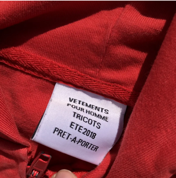 Vetements Bro Zip Up