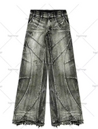 Y2K Destroyed Ripped Jeans