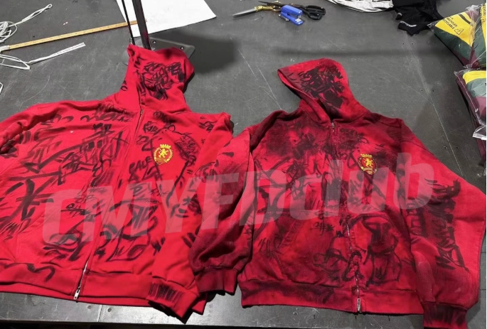 Manchester United Destroyed Hoodie