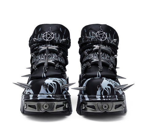 New Rock Inspired Y2K Spike Boots