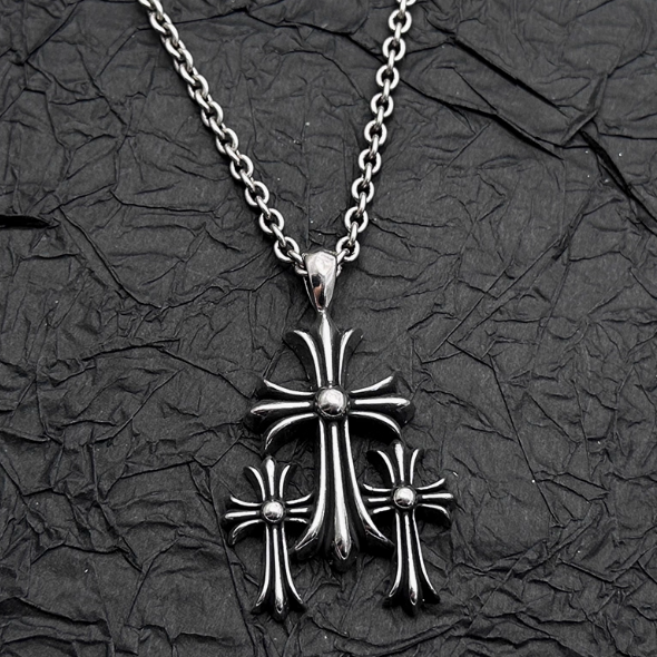 CH Triple Cross Pendant