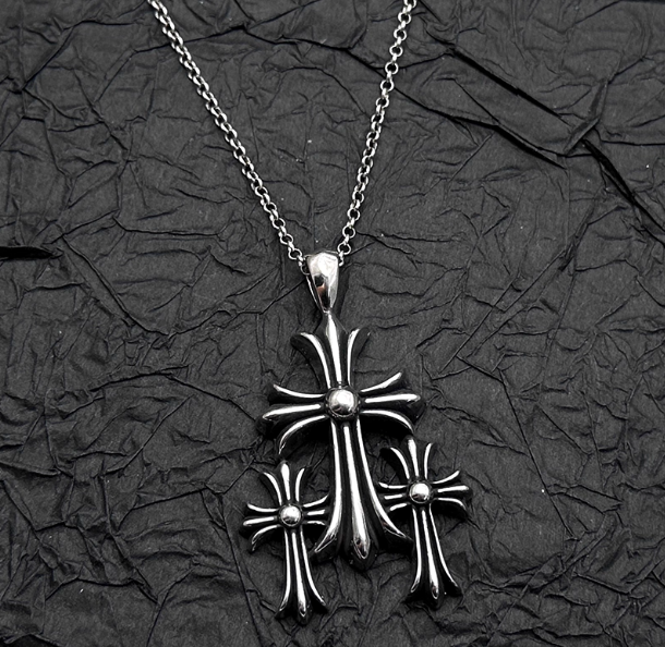 CH Triple Cross Pendant