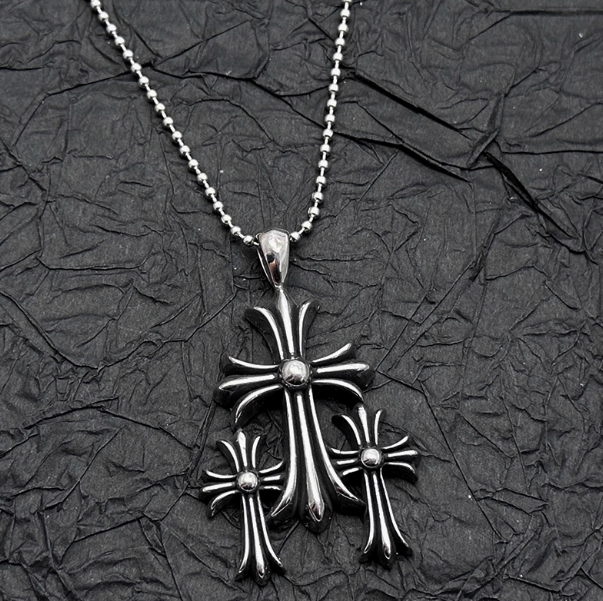 CH Triple Cross Pendant