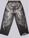 Jaded London Black Ethereal Colossus Jeans