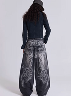 Jaded London Black Ethereal Colossus Jeans