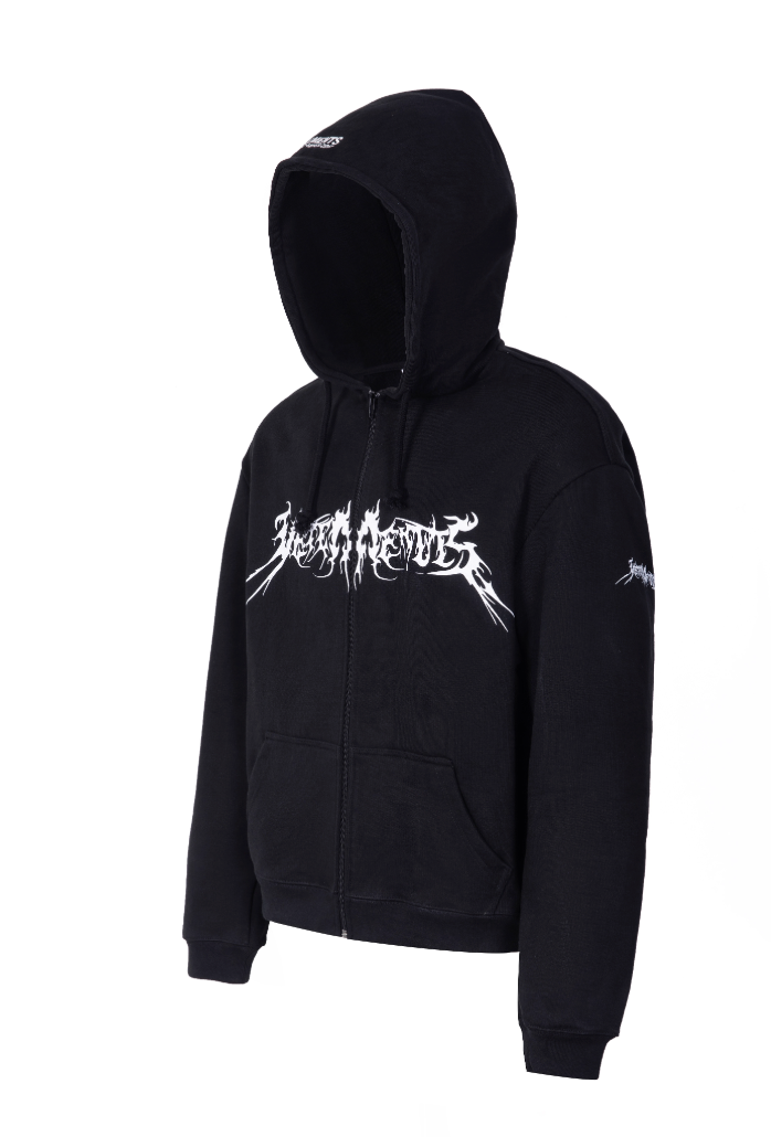 Vetements Total Fucking Darkness Zip Up Hoodie