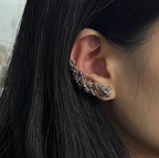 Chrome Hearts Flower Ear Rings