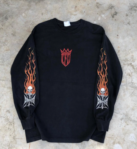 West Coast Choppers Flame Longsleeve Tshirt
