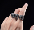 Chrome Hearts Double Finger Ring