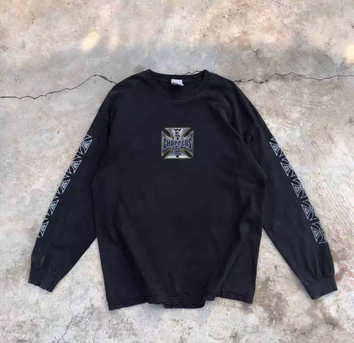 West Coast Choppers Flame Longsleeve Tshirt