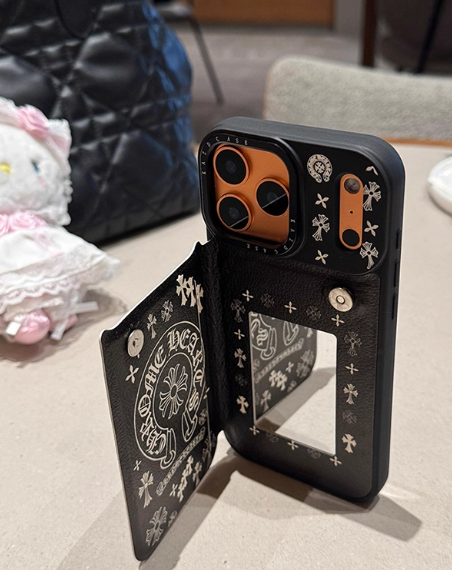 CH iPhone Case with Mirror and Keychain