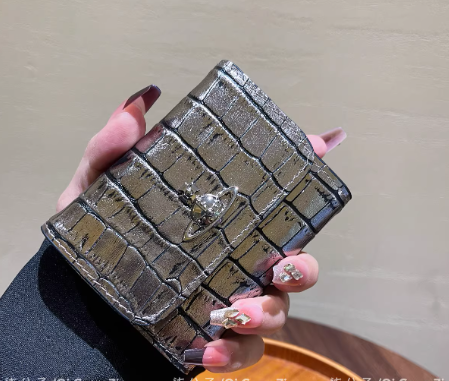 Vivienne Westwood Croc Leather Wallet