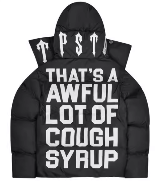 TRAPSTAR "THAT'S A AWFUL LOT OF COUGH SYRUP" Puffer Jacket