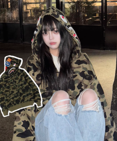 Bape Shark Zip Up Hoodie